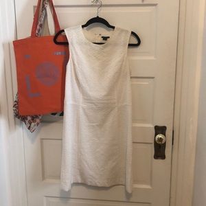 Theory Sleeveless Eyelet dress